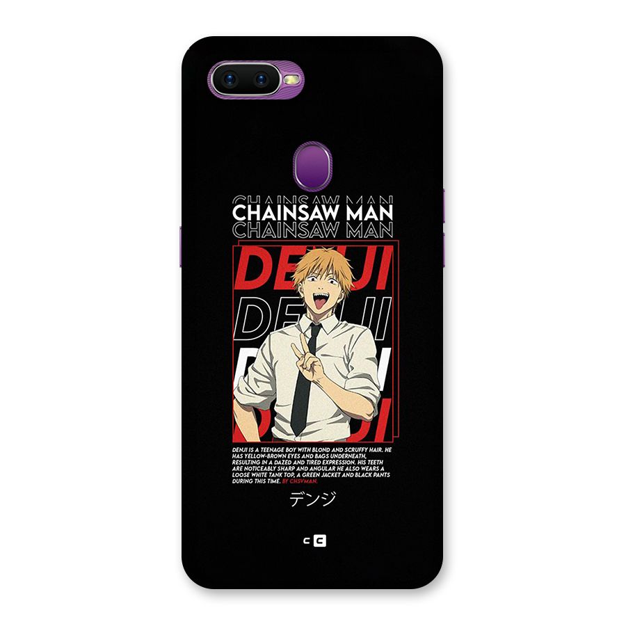 Denji Chainsaw Man Back Case for Oppo F9
