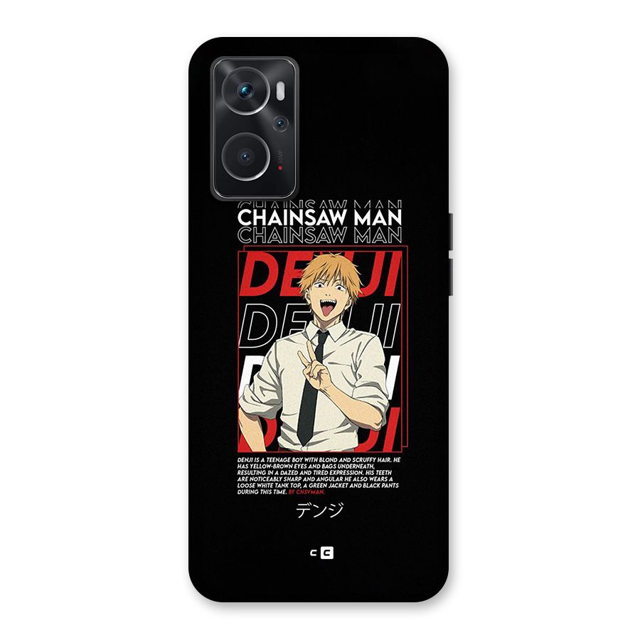 Denji Chainsaw Man Back Case for Oppo K10 4G