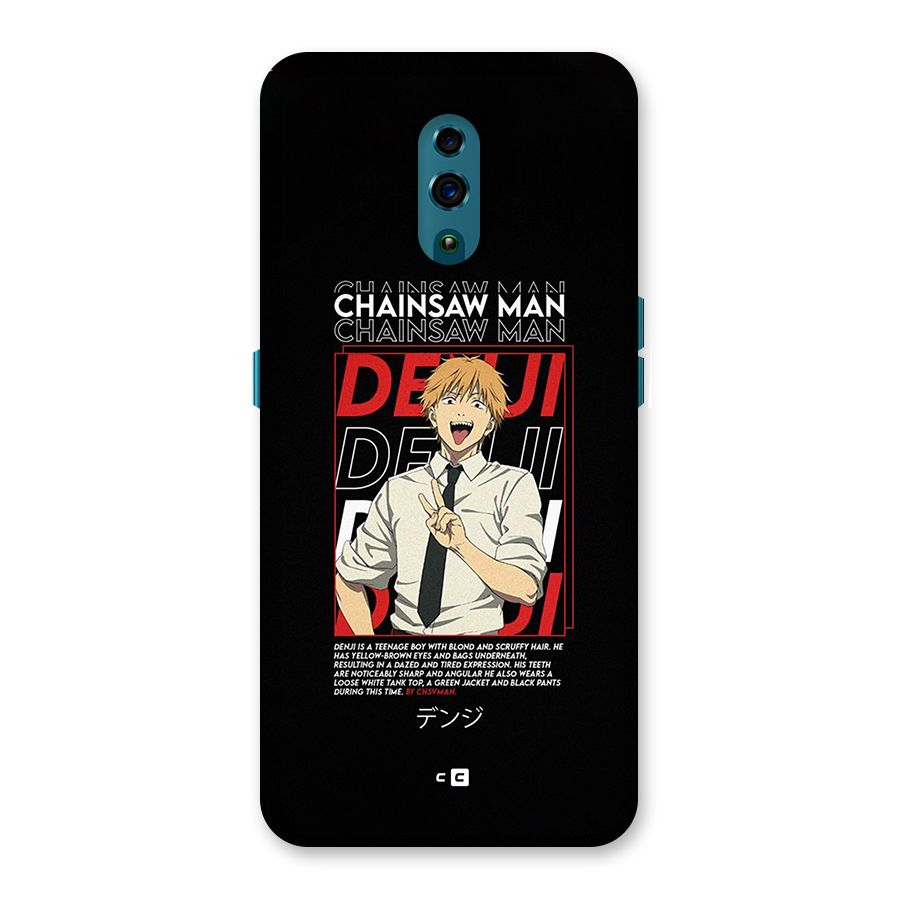 Denji Chainsaw Man Back Case for Oppo Reno