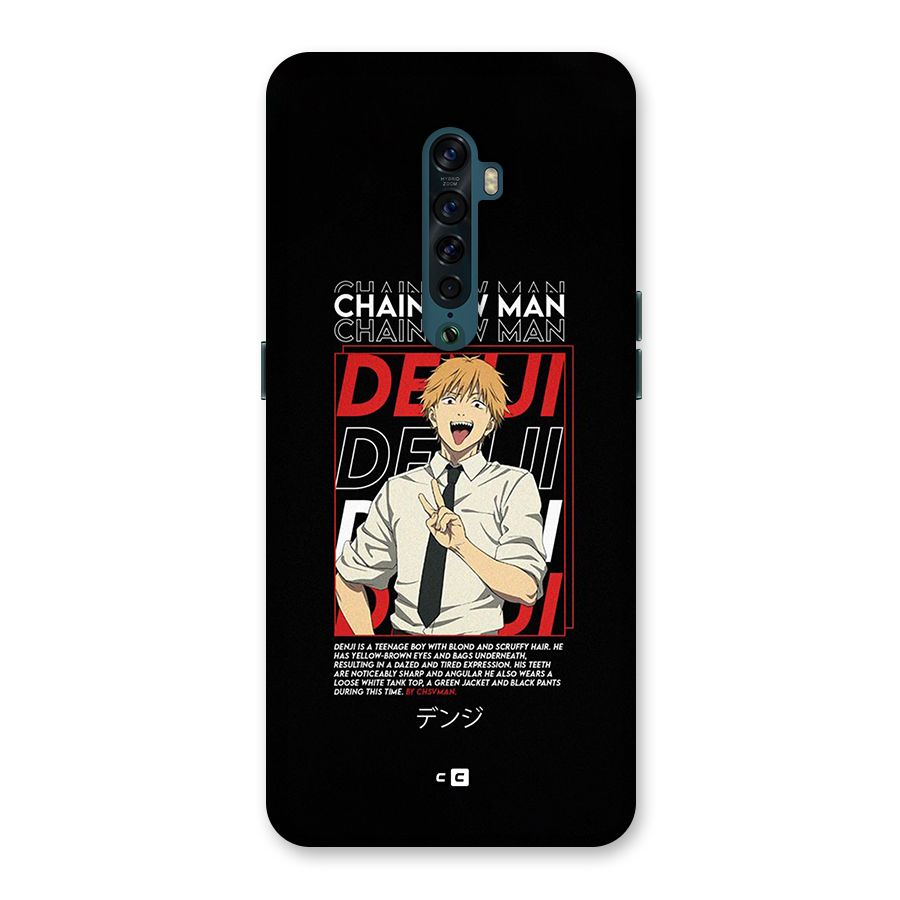Denji Chainsaw Man Back Case for Oppo Reno2
