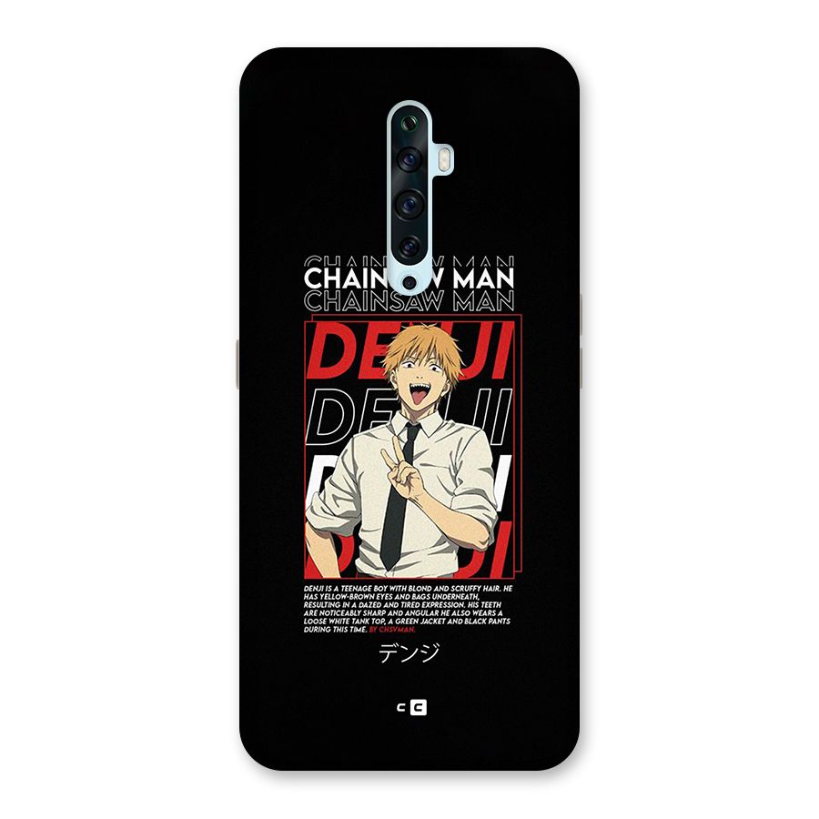 Denji Chainsaw Man Back Case for Oppo Reno2 Z