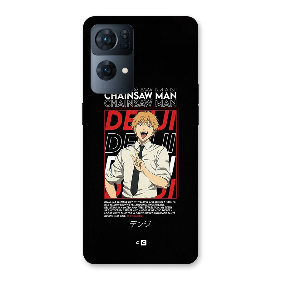 Denji Chainsaw Man Back Case for Oppo Reno7 Pro 5G