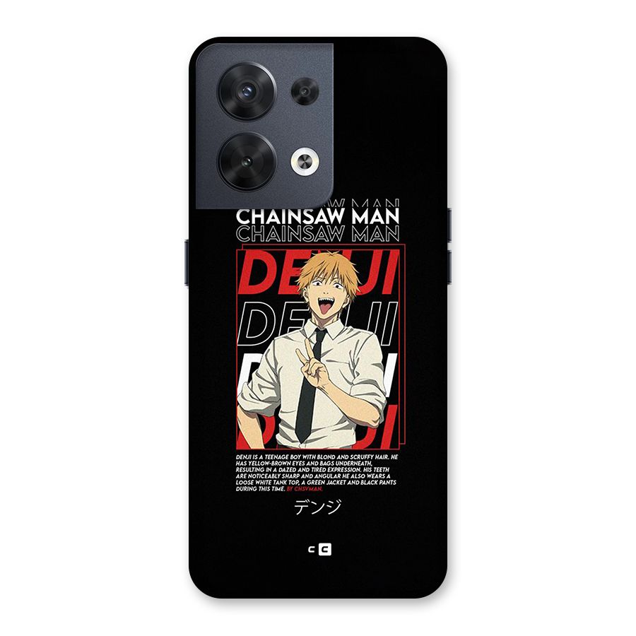 Denji Chainsaw Man Back Case for Oppo Reno8 5G