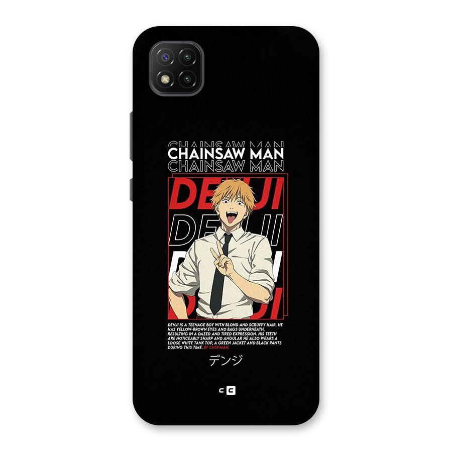 Denji Chainsaw Man Back Case for Poco C3