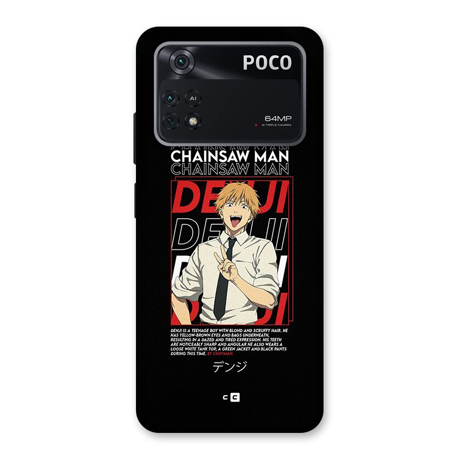 Denji Chainsaw Man Back Case for Poco M4 Pro 4G