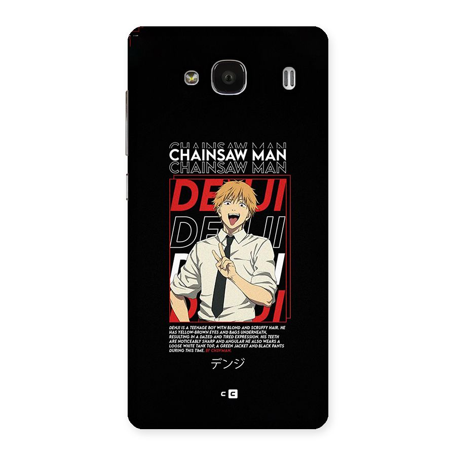 Denji Chainsaw Man Back Case for Redmi 2s