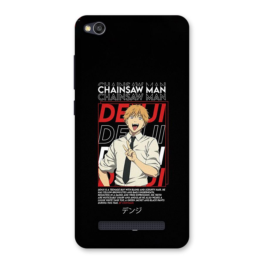 Denji Chainsaw Man Back Case for Redmi 4A