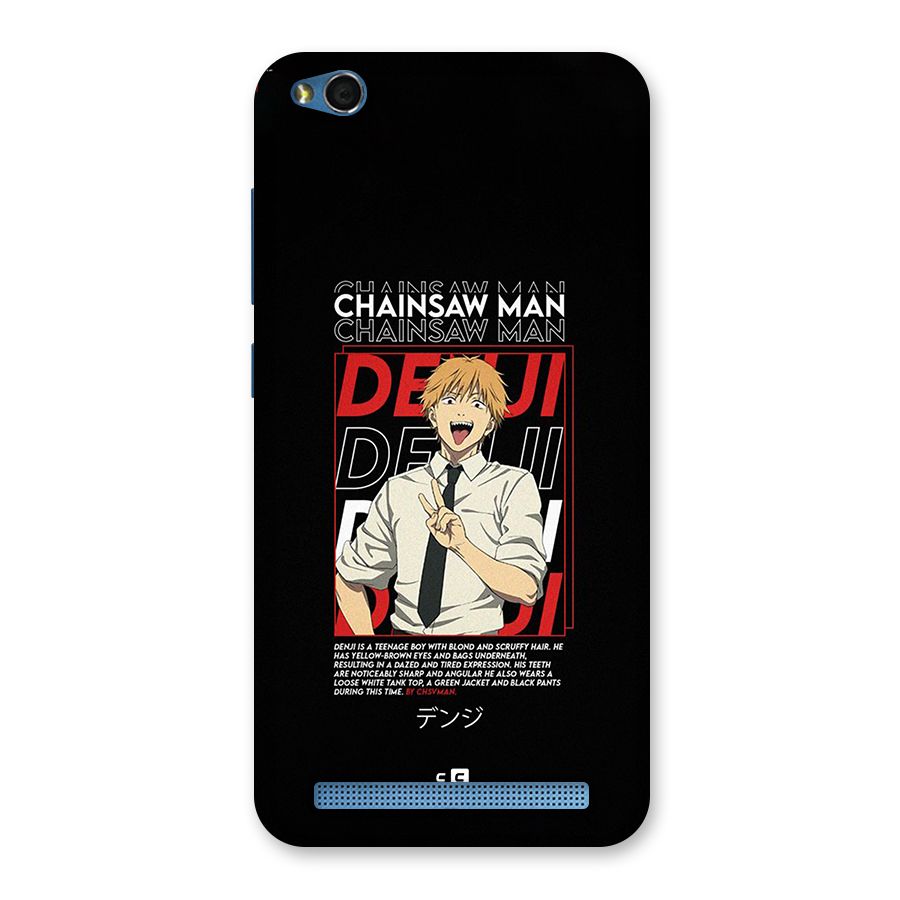 Denji Chainsaw Man Back Case for Redmi 5A