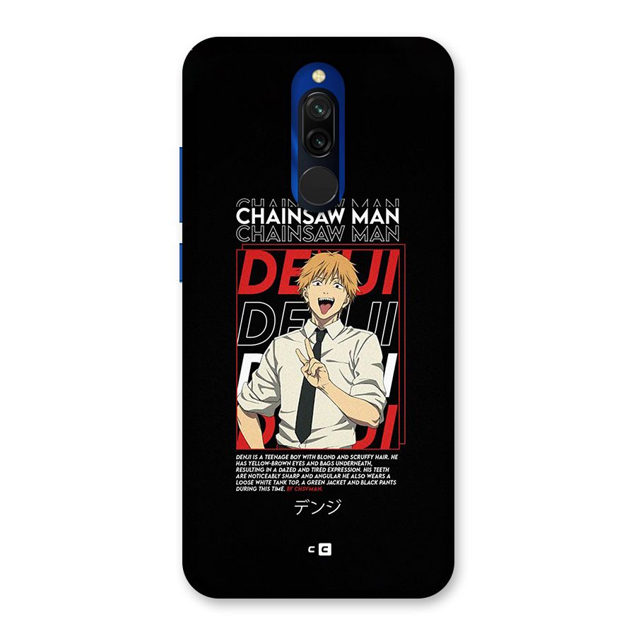Denji Chainsaw Man Back Case for Redmi 8