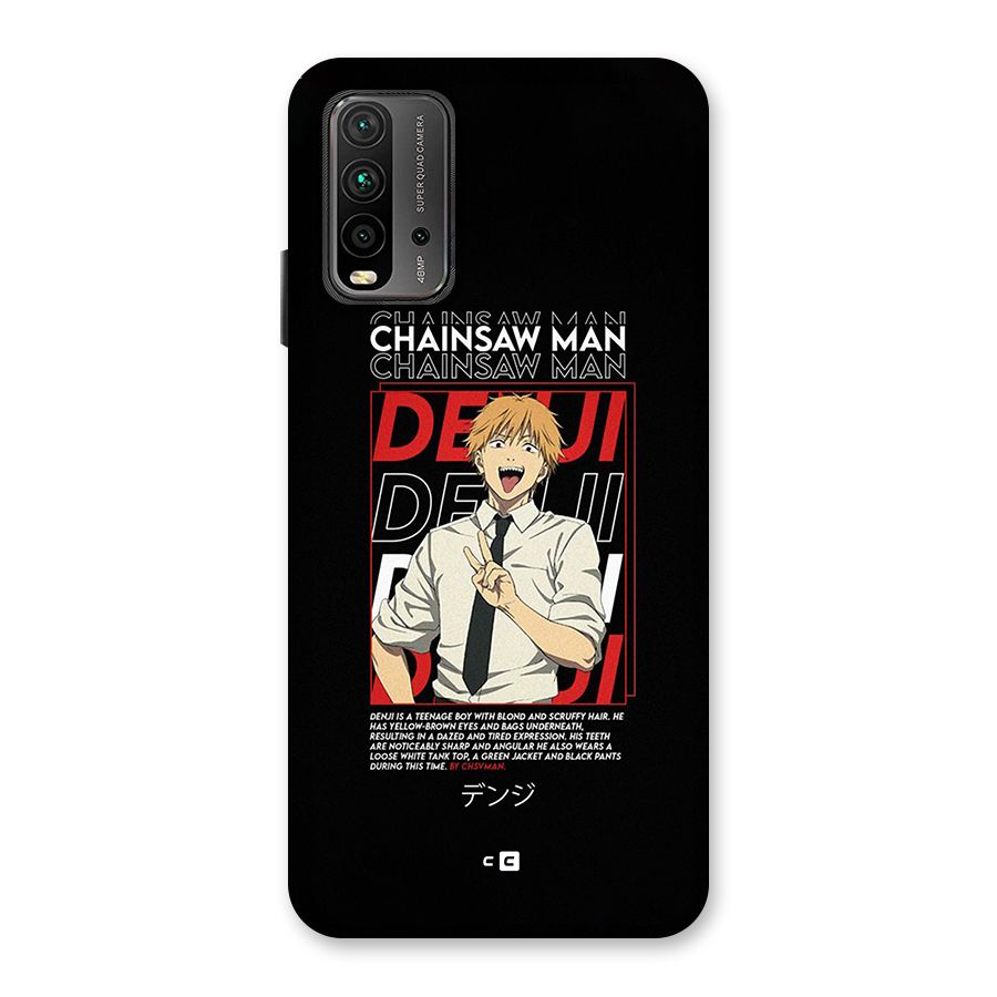 Denji Chainsaw Man Back Case for Redmi 9 Power