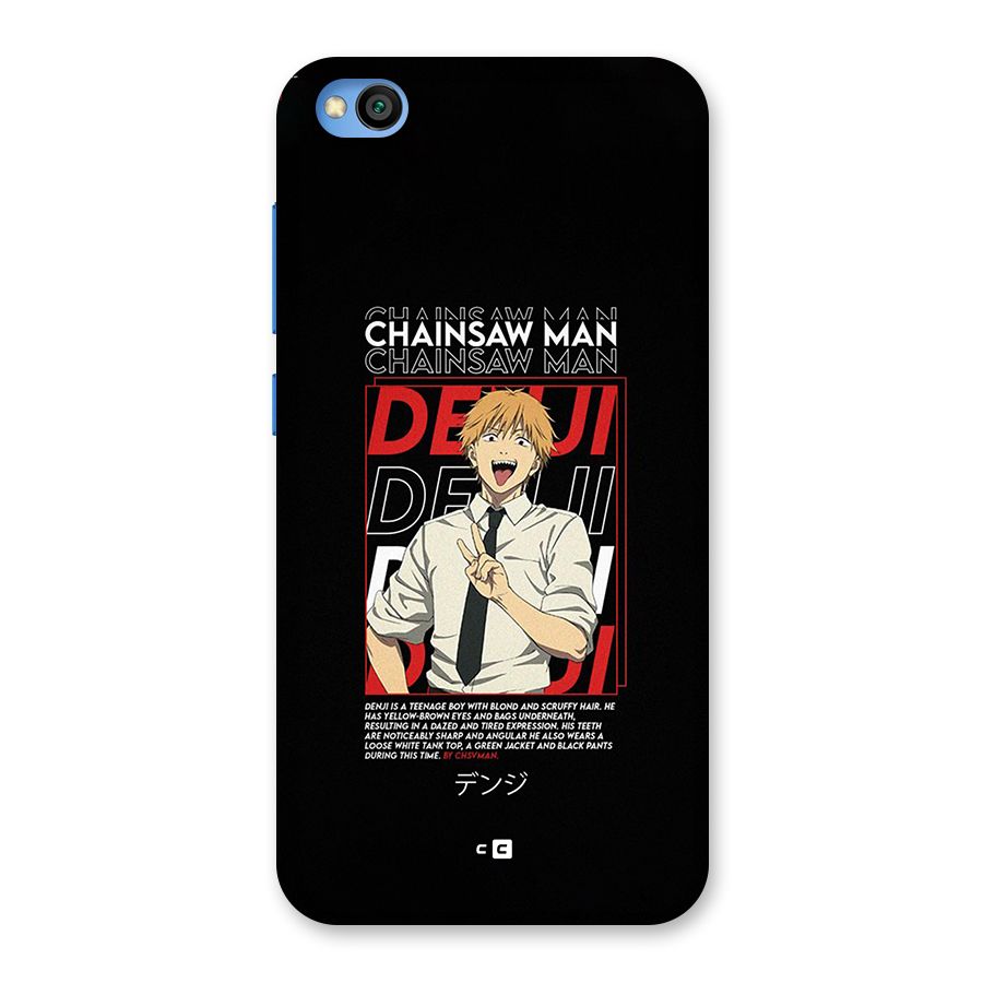 Denji Chainsaw Man Back Case for Redmi Go
