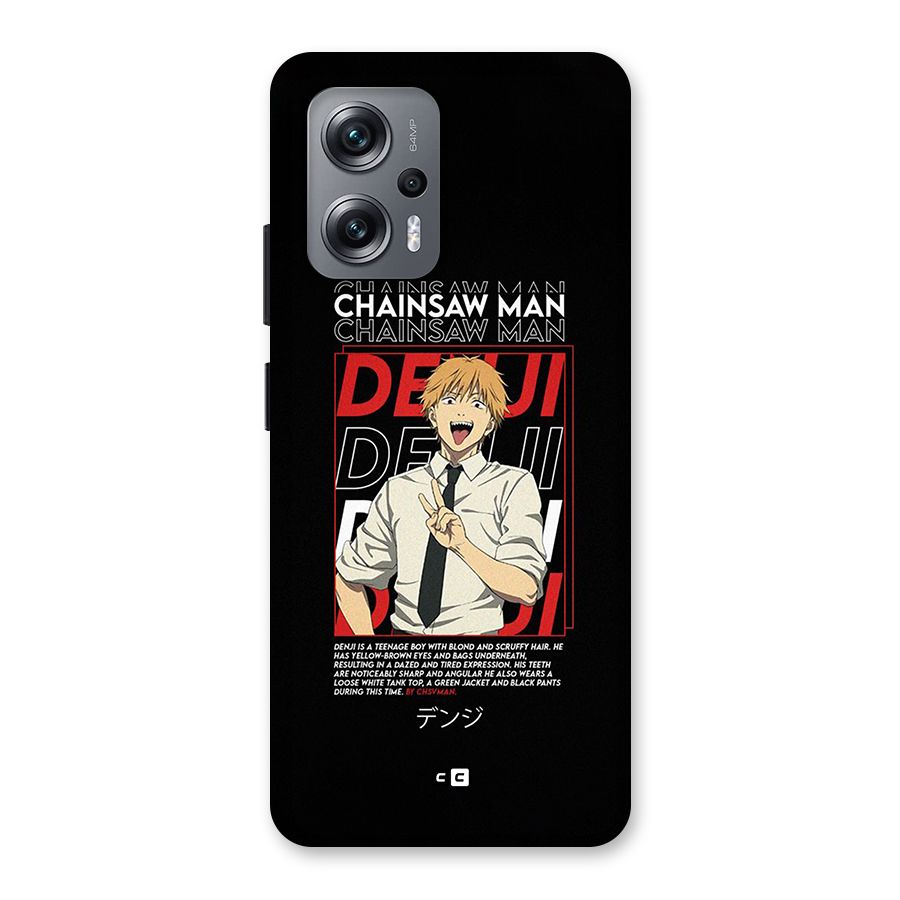 Denji Chainsaw Man Back Case for Redmi K50i