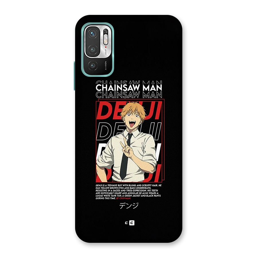 Denji Chainsaw Man Back Case for Redmi Note 10T 5G
