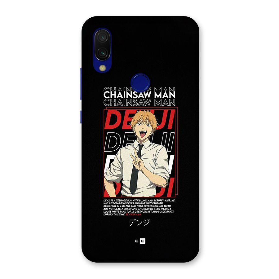 Denji Chainsaw Man Back Case for Redmi Y3