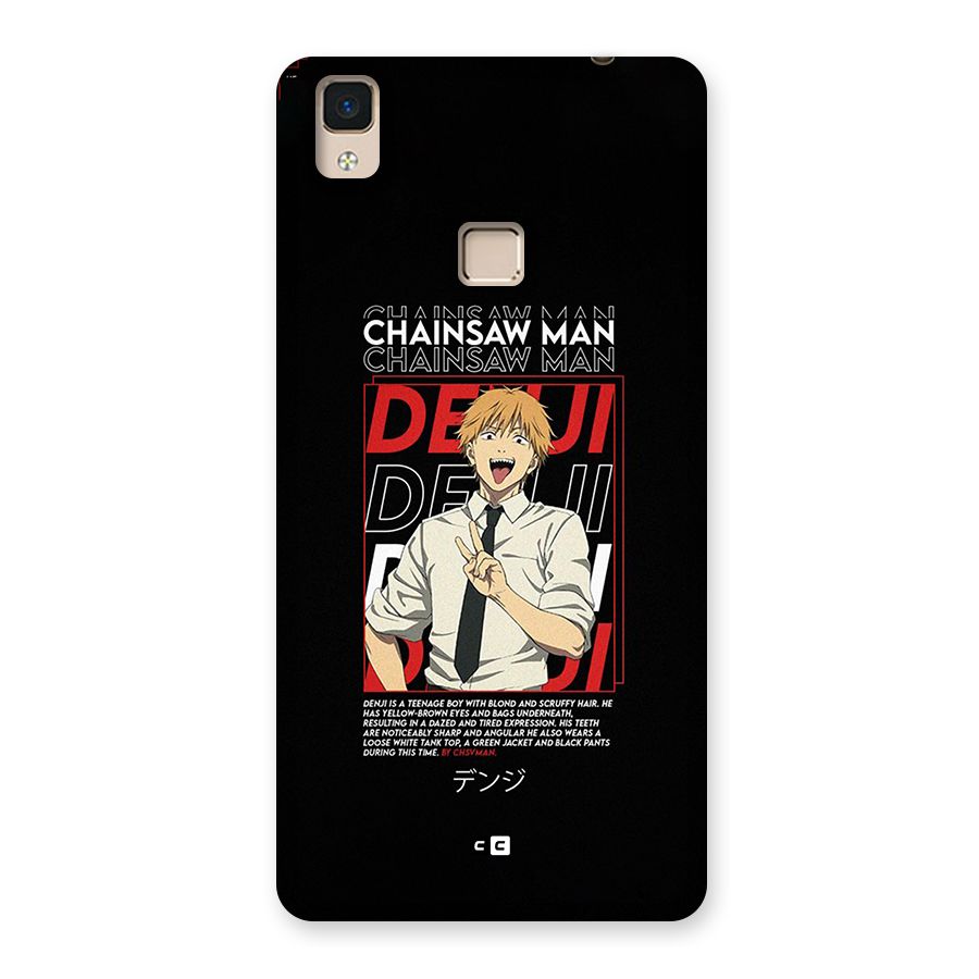 Denji Chainsaw Man Back Case for V3 Max