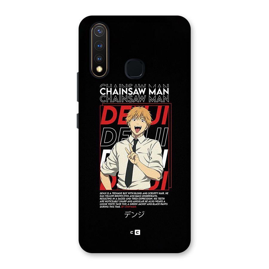 Denji Chainsaw Man Back Case for Vivo U20