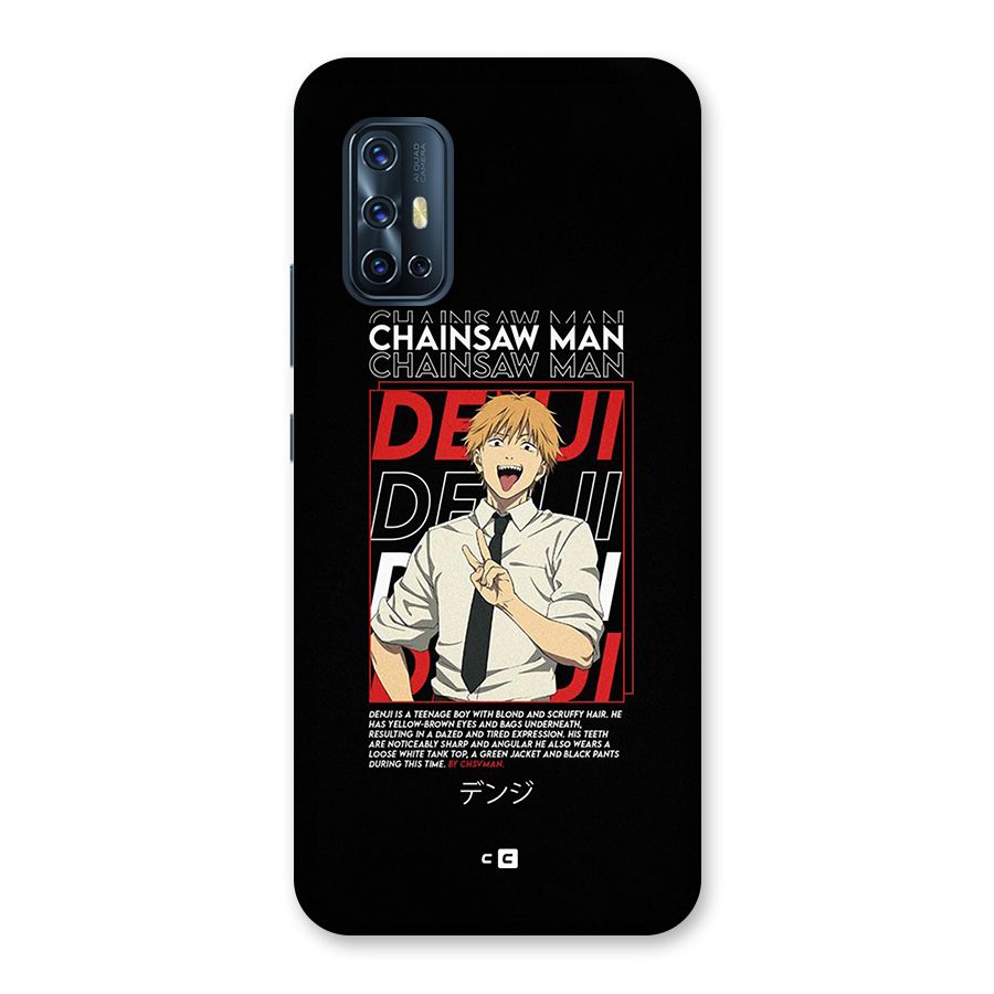 Denji Chainsaw Man Back Case for Vivo V17