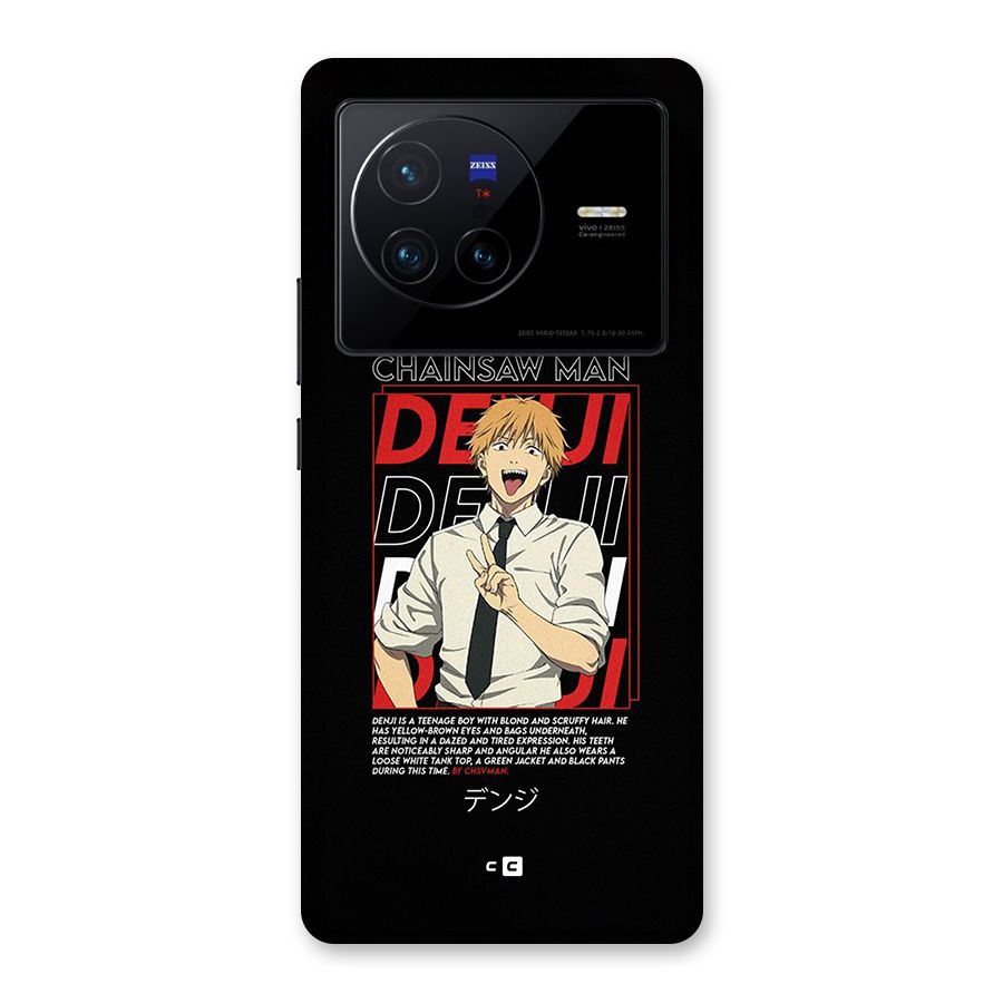 Denji Chainsaw Man Back Case for Vivo X80