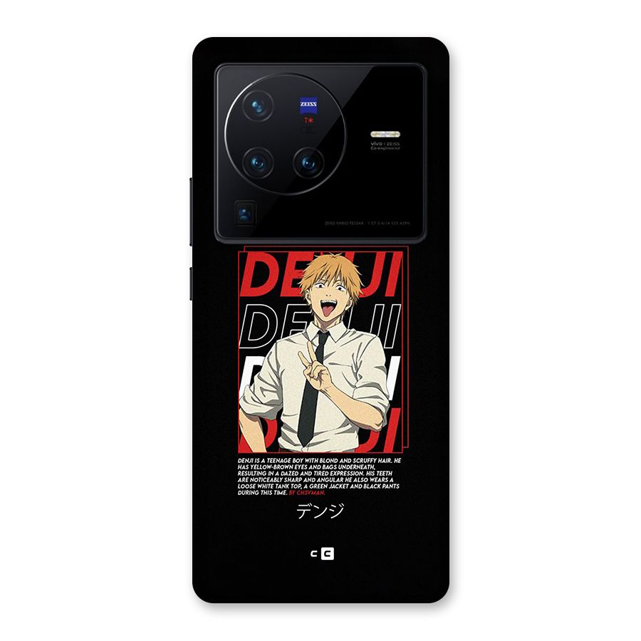 Denji Chainsaw Man Back Case for Vivo X80 Pro