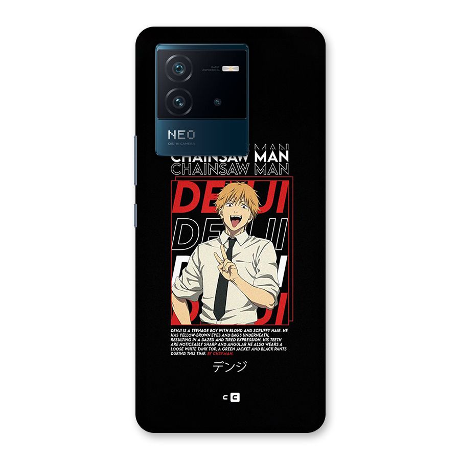 Denji Chainsaw Man Back Case for Vivo iQOO Neo 6 5G