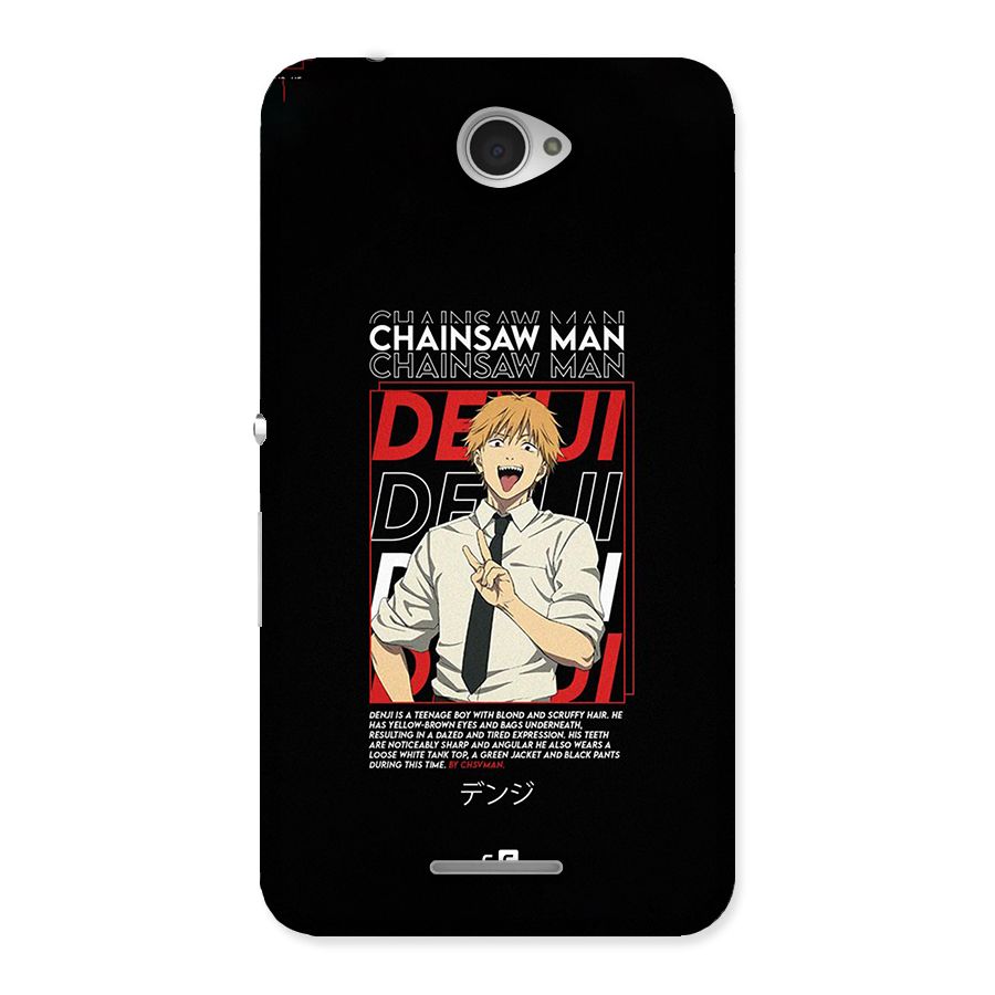Denji Chainsaw Man Back Case for Xperia E4