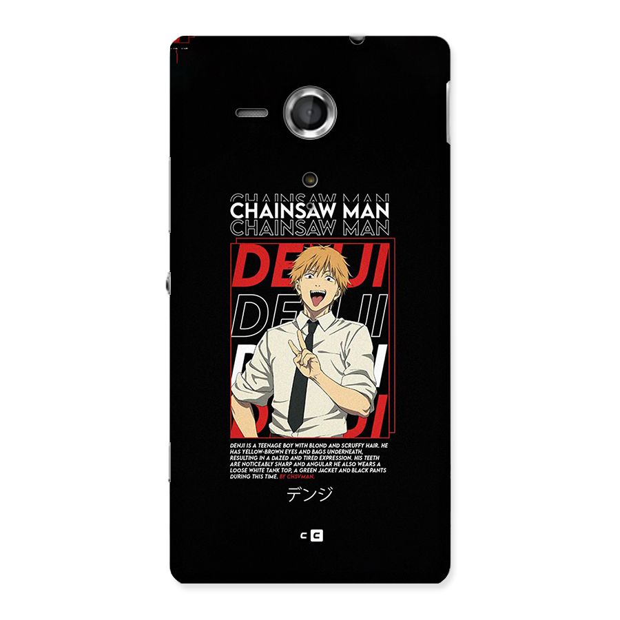 Denji Chainsaw Man Back Case for Xperia Sp