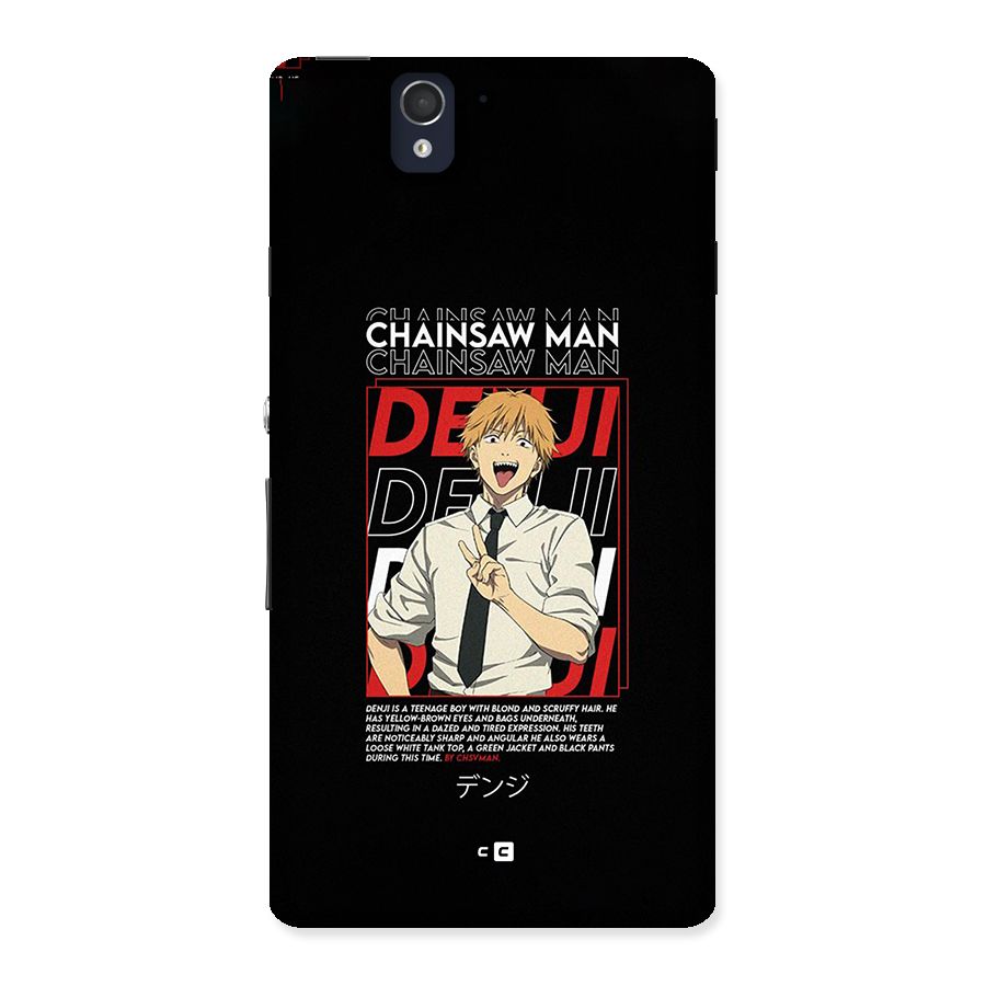 Denji Chainsaw Man Back Case for Xperia Z