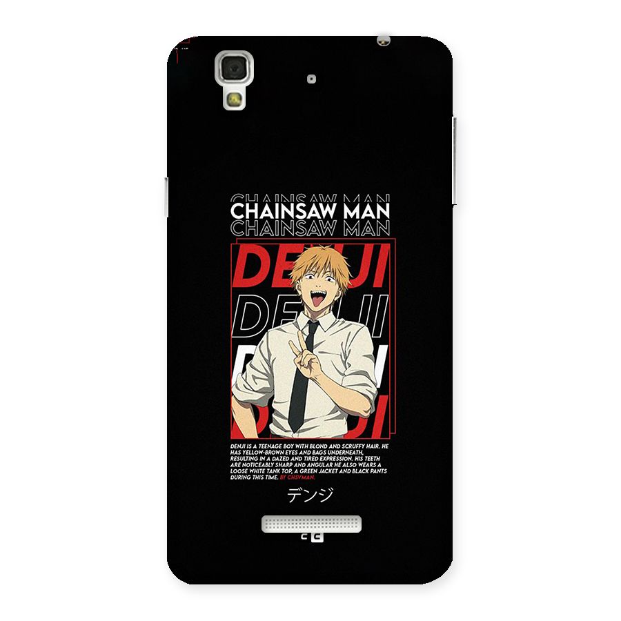 Denji Chainsaw Man Back Case for YU Yureka Plus