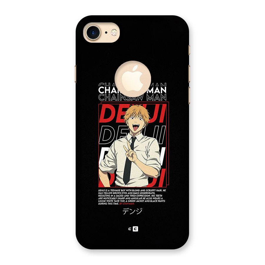 Denji Chainsaw Man Back Case for iPhone 7 Logo Cut