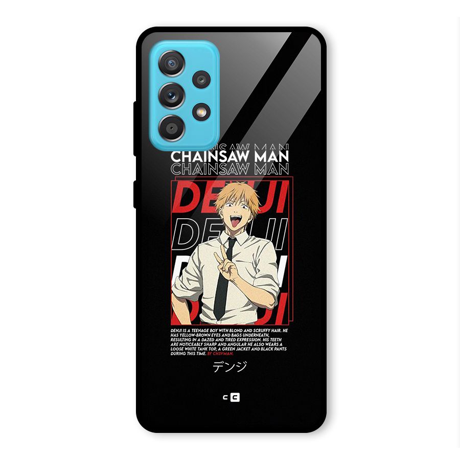 Denji Chainsaw Man Glass Back Case for Galaxy A52