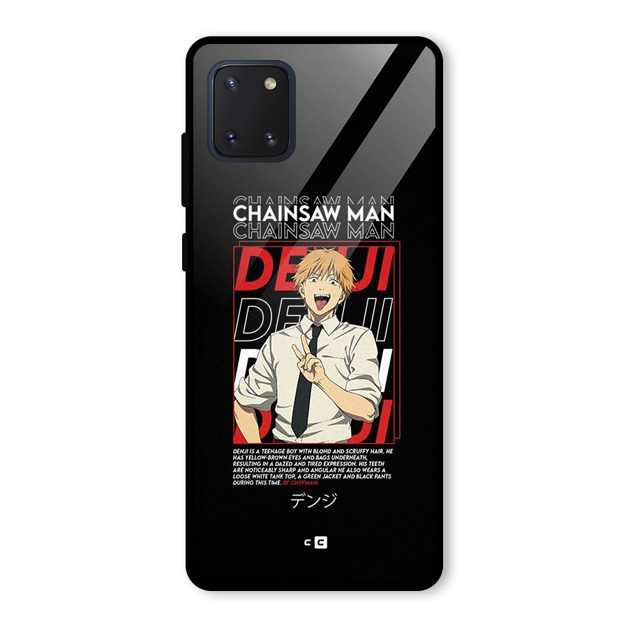 Denji Chainsaw Man Glass Back Case for Galaxy Note 10 Lite