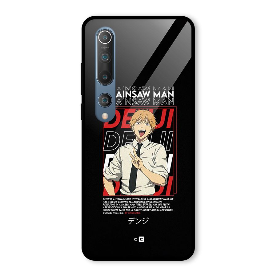 Denji Chainsaw Man Glass Back Case for Mi 10