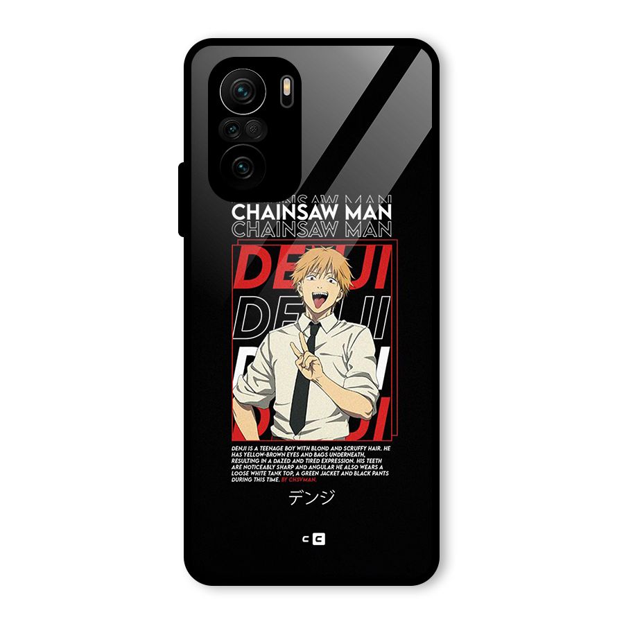 Denji Chainsaw Man Glass Back Case for Mi 11X Pro