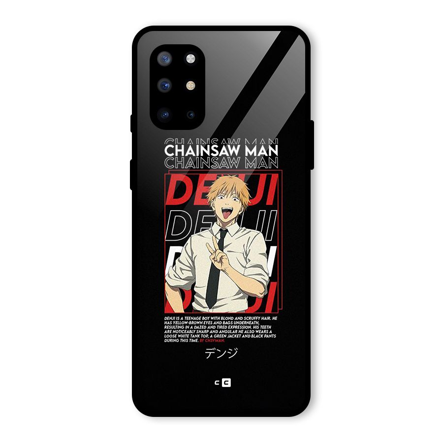 Denji Chainsaw Man Glass Back Case for OnePlus 8T