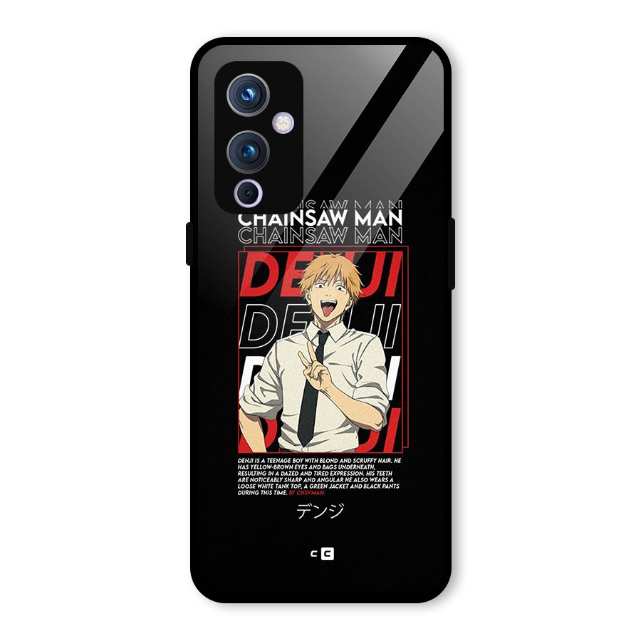 Denji Chainsaw Man Glass Back Case for OnePlus 9