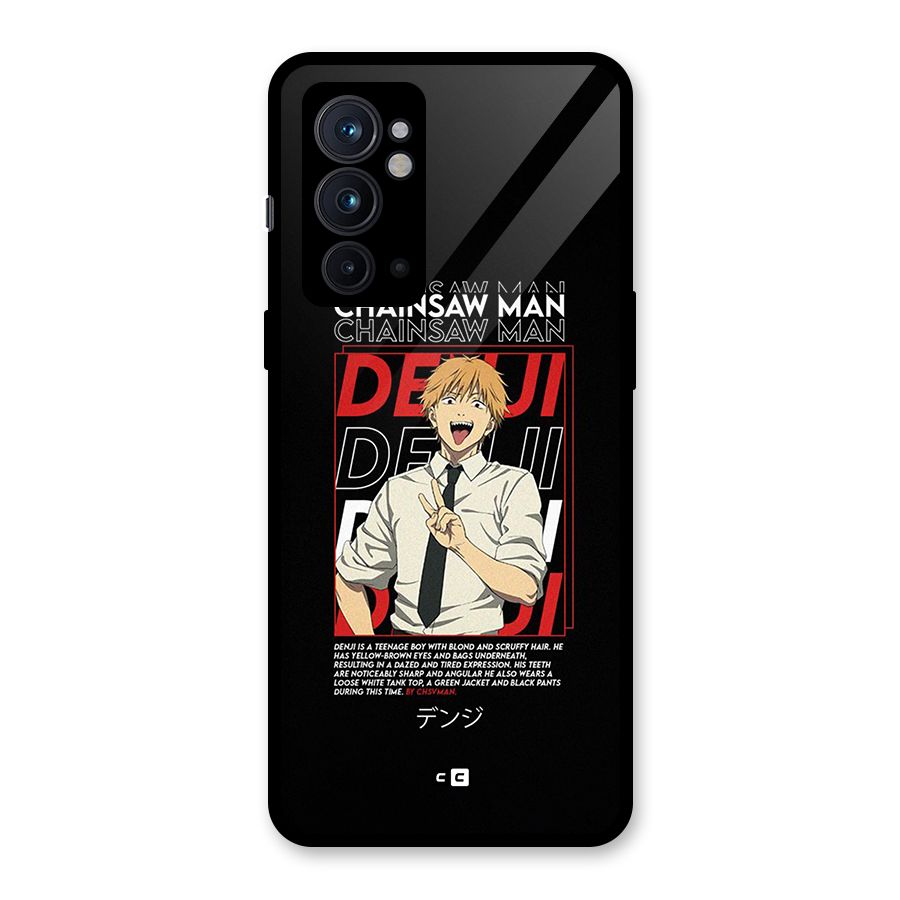 Denji Chainsaw Man Glass Back Case for OnePlus 9RT 5G