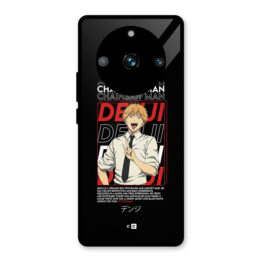 Denji Chainsaw Man Glass Back Case for Realme 11 Pro Plus