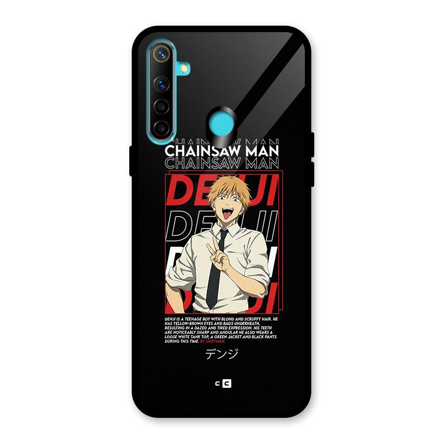 Denji Chainsaw Man Glass Back Case for Realme 5