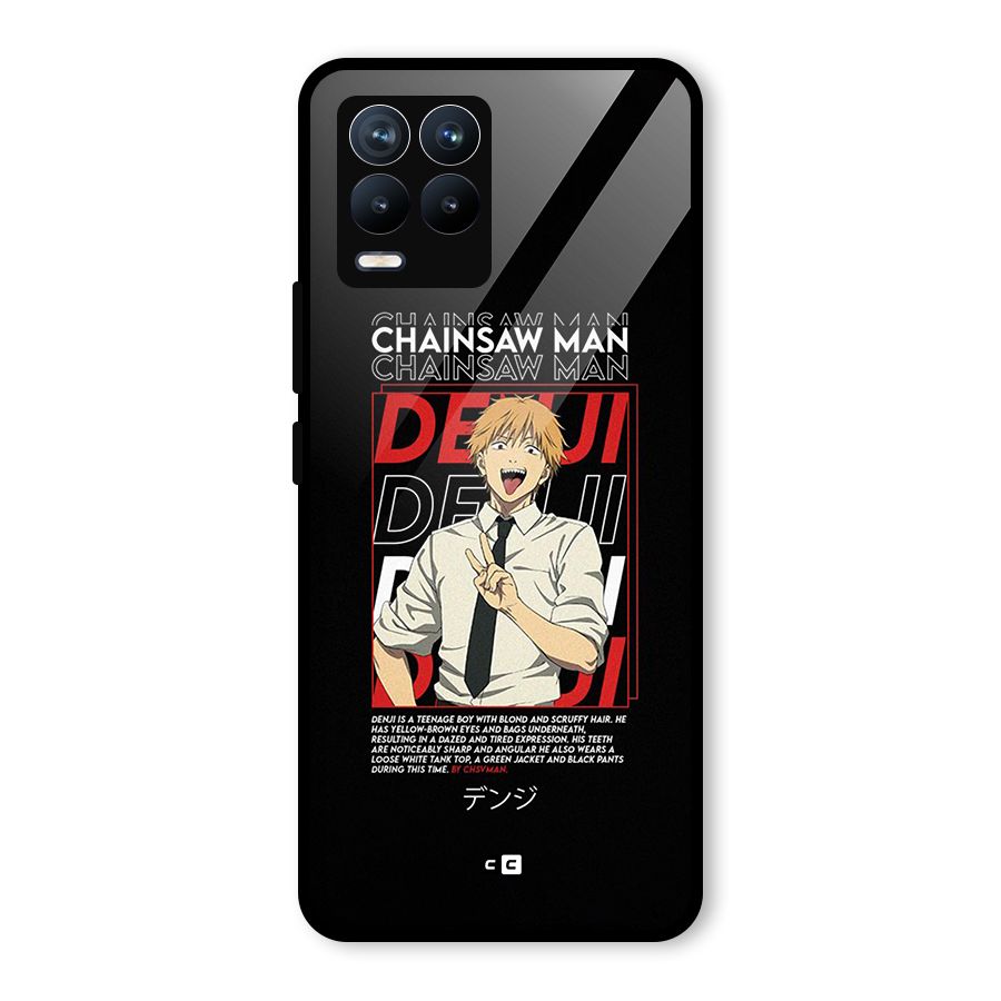 Denji Chainsaw Man Glass Back Case for Realme 8