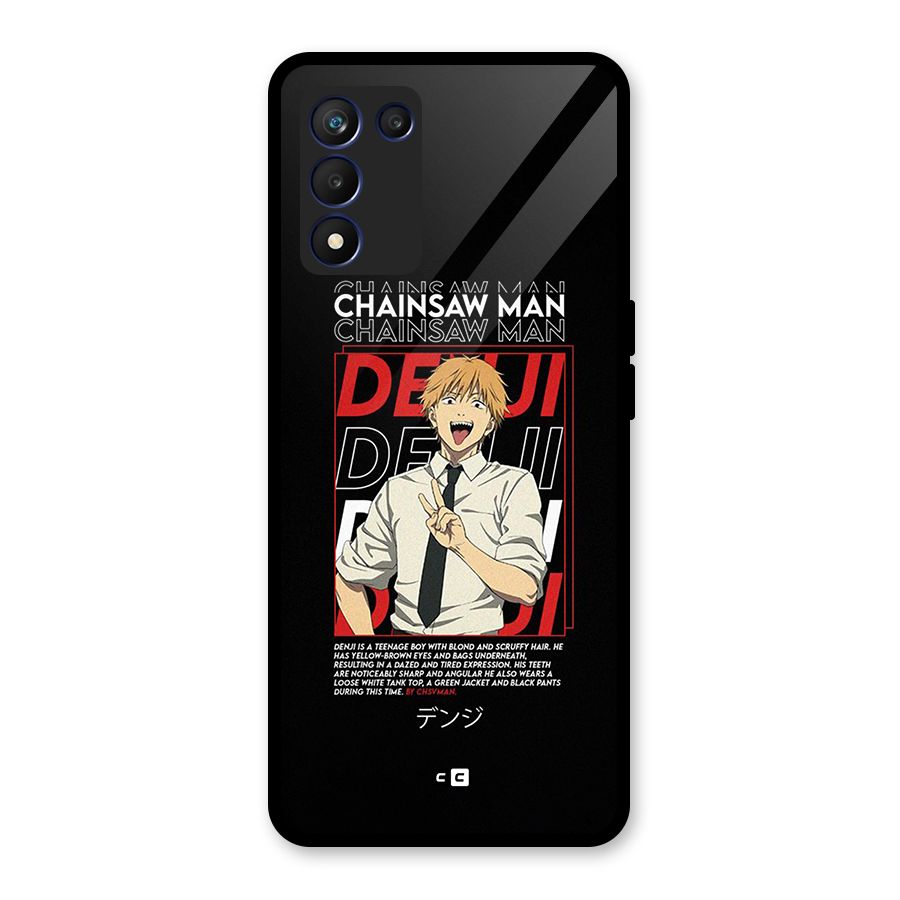 Denji Chainsaw Man Glass Back Case for Realme 9 5G Speed
