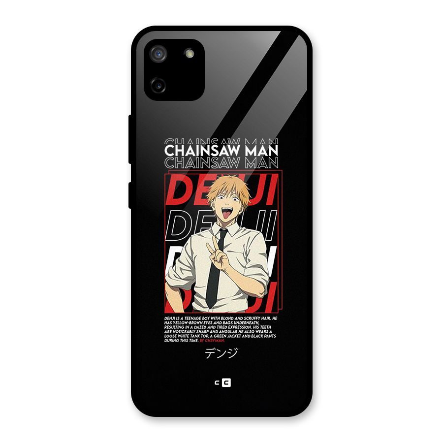 Denji Chainsaw Man Glass Back Case for Realme C11