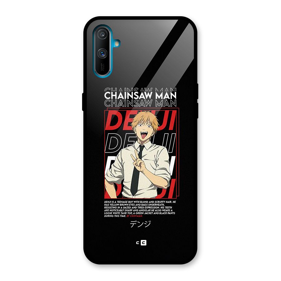 Denji Chainsaw Man Glass Back Case for Realme C3