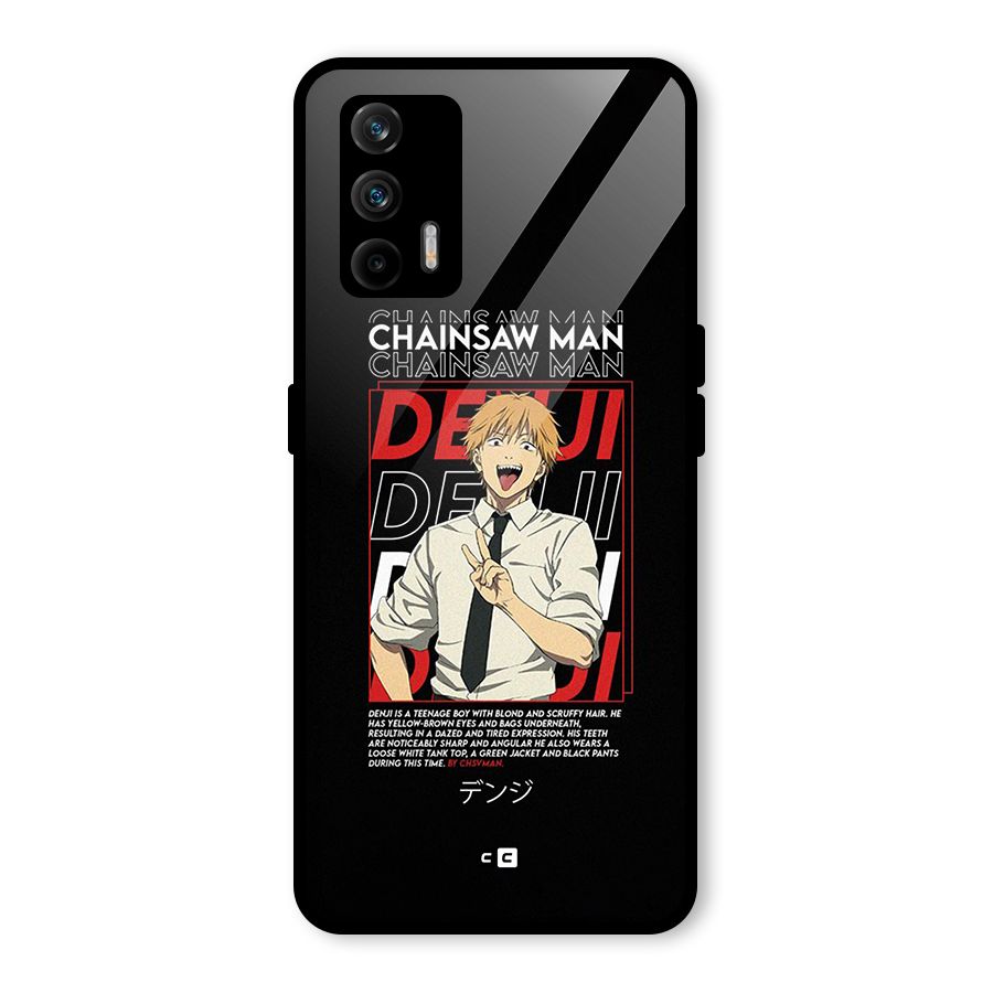 Denji Chainsaw Man Glass Back Case for Realme GT 5G