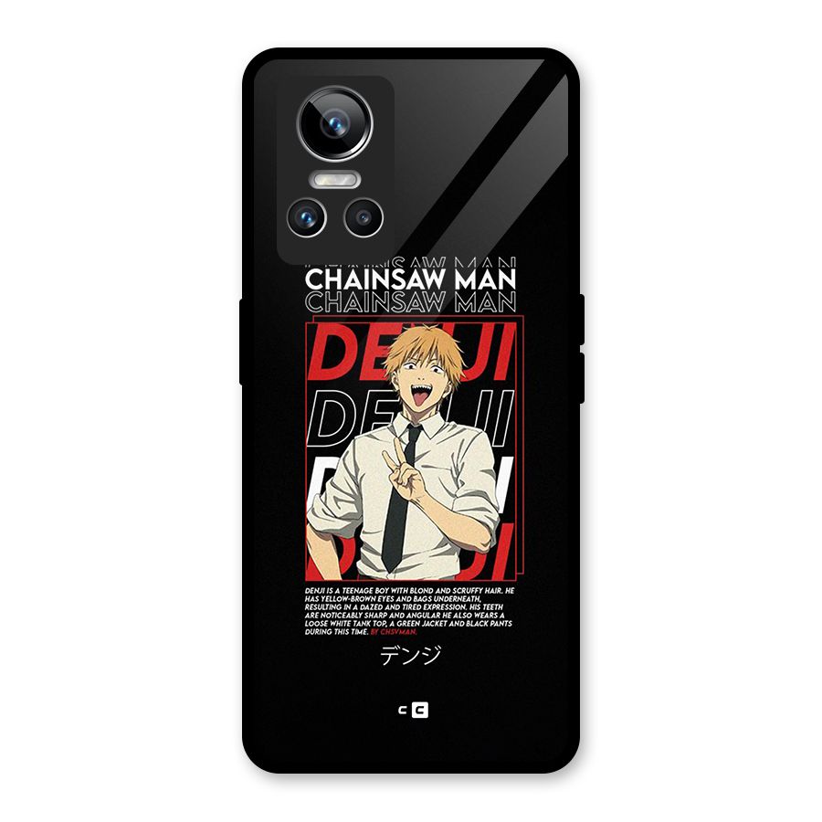 Denji Chainsaw Man Glass Back Case for Realme GT Neo 3