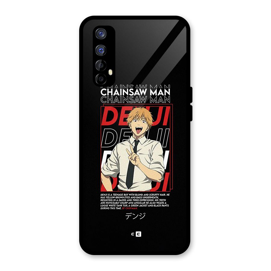Denji Chainsaw Man Glass Back Case for Realme Narzo 20 Pro