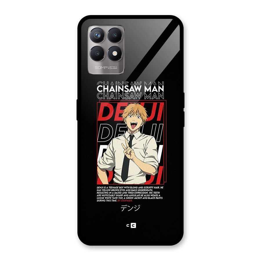 Denji Chainsaw Man Glass Back Case for Realme Narzo 50