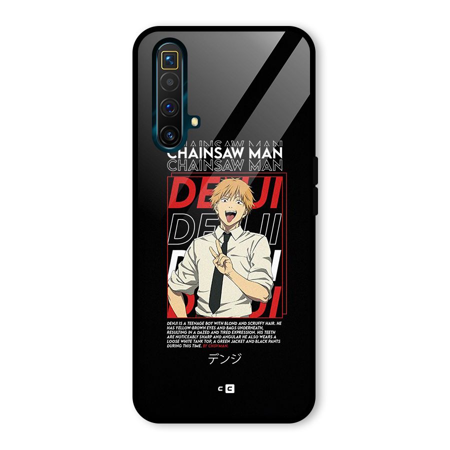 Denji Chainsaw Man Glass Back Case for Realme X3 SuperZoom