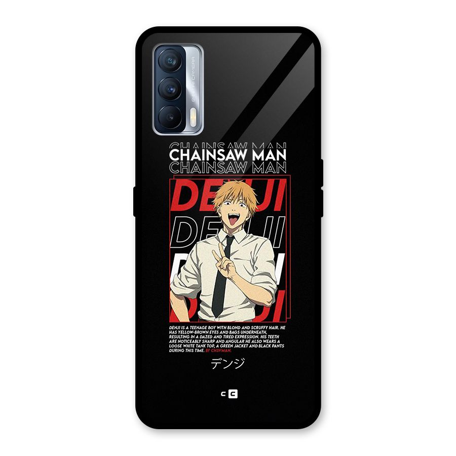 Denji Chainsaw Man Glass Back Case for Realme X7