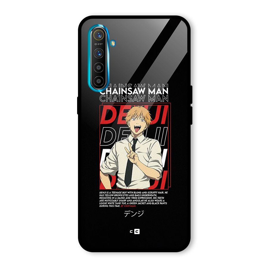 Denji Chainsaw Man Glass Back Case for Realme XT