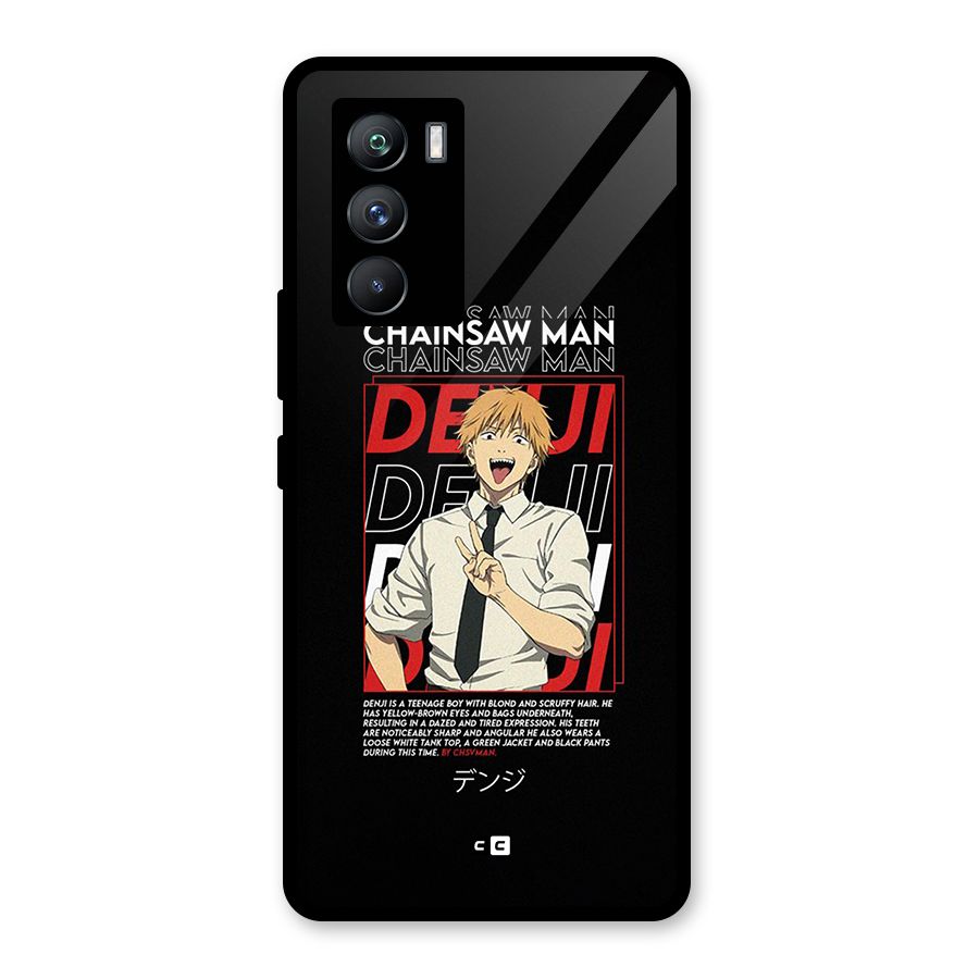 Denji Chainsaw Man Glass Back Case for Vivo iQOO 9 SE
